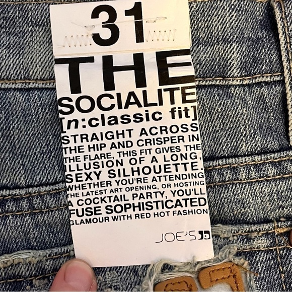 Joe’s Jeans The Socialite Classic Fit Flare Blue Jeans (NWT) - Picture 14 of 14